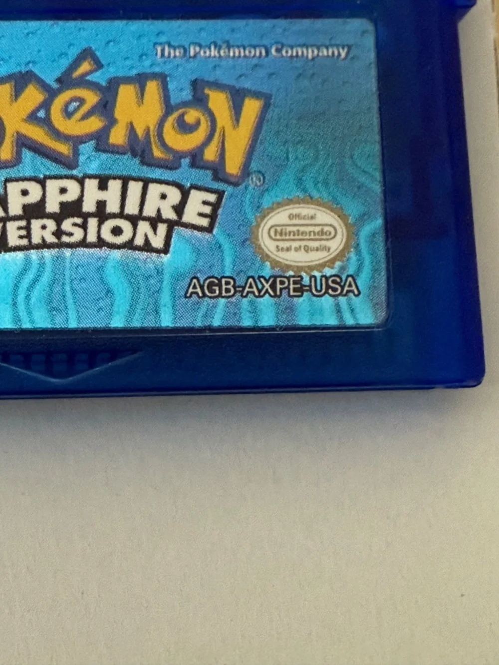 RARE Authentic Pokemon Sapphire Game Boy Advance Vintage CIB